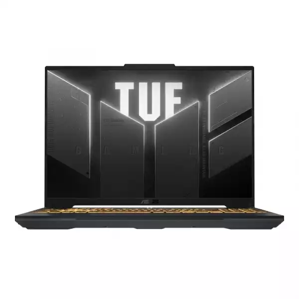 Лаптоп Asus TUF F16  FA607NUG-RL117,AMD Ryzen 7 ( R7 6C H) 16.0  WUXGA(1920X1200) 16:10 Bend+300nits AG,144 Hz,16GB DDR5 4800 Mhz(2*8),512 GB M.2 SSD,RTX 4050 6GB GDDR6,Wi-Fi 6(802.11ax),Backlit Chiclet Keyboard 1-Zone RGB, no OS, Mecha Gray