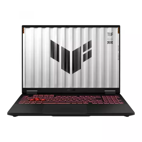 Лаптоп Asus TUF F16 FA608UM-RV015,AMD Ryzen 7 260 Processor 3.8GHz (24MB Cache, up to 5.1 GHz, 8 cores, )16.0  WUXGA 1920X1200 16:10 Bend+300nits, AG,165z,16GB DDR5 5600 so-dim ,1TB PCIe 4.0,RTX 5060 8GB GDDR7, Wi-Fi 6e,Backlit Kbd, no OS, Gray