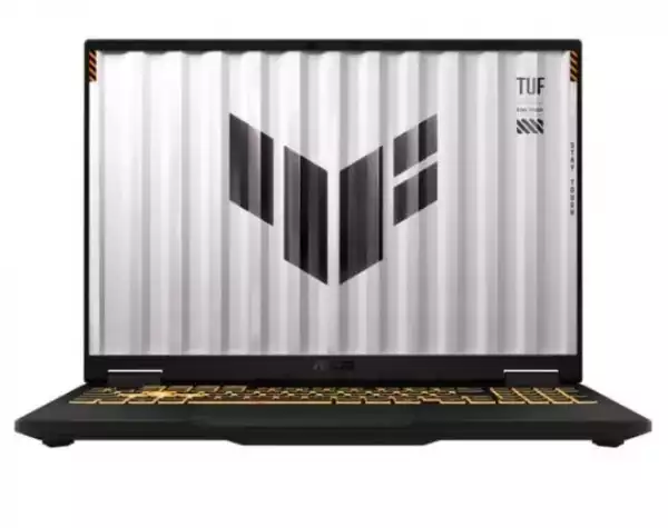 Лаптоп Asus TUF F16 FX608JHR-RV110,Intel  i5 14450HX 2.4 GHz (20MB Cache, up to 4.8 GHz, 10 cores, 16 Threads) 16" WUXGA (1920X1200), 16:10 Bend+300nits 16:9,165 Hz,16  GB DDR5 5600 so-dim,512 GB PCIe 4.0,RTX 5050 8GB GDDR6, Wi-Fi 6e,Backlit Kbd, Jaeger Gray