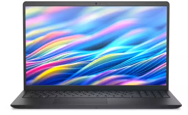 Лаптоп Dell 15 DC15250, Intel Core i5-1334U (10 cores, upto 4.60 GHz), 15.6" FHD (1920x1080) 120Hz 250 nits WVA AG, 8GB, 1x8GB, DDR4, 2666MHz, 512GB M.2 PCIe, Intel UHD Graphics, Wi-Fi 6, BG Keyboard, Ubuntu, Carbon Black (Plastic), 3Y PS