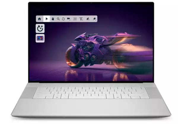 Лаптоп Dell 16 Premium DA16250, Intel Core Ultra 9 285H (16 Cores, up to 5.4GHz Turbo), 16.3", Touch 4K OLED, 400 nit, 48-120Hz, 32GB, LPDDR5X, 7467MT/s, integrated, 1TB M.2 SSD, NVIDIA RTX  5060, 8GB GDDR7, FHD IR Cam and Mic, Wi-Fi 7, FPR, Backlit Kb, Win11 P