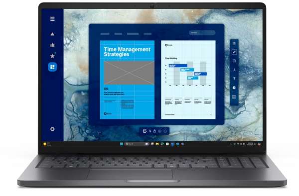 Лаптоп Dell Pro 16 PC16250, Intel 5 120U (10 cores, up to 5.0 GHz), 16" FHD+(1920x1200) 300nits AG, 8 GB: 1x8 GB, DDR5, 5600 MT/s, 512 GB TLC SSD, Intel Graphics, FHD HDR IR Cam and Mic, Wi-Fi 6E, FPR, Backlit Kb, Win11 Pro, Magnetite, 3Y PS Лаптоп Dell Pro 16 PC16250, Intel 5 120U (10 cores, up to 5.0 GHz), 16" FHD+(1920x1200) 300nits AG, 8 GB: 1x8 GB, DDR5, 5600 MT/s, 512 GB TLC SSD, Intel Graphics, FHD HDR IR Cam and Mic, Wi-Fi 6E, FPR, Backlit Kb, Win11 Pro, Magnetite, 3Y PS