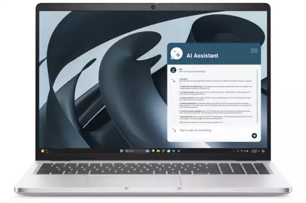 Лаптоп Dell Pro 16 Plus PB16255, AMD Ryzen 5 220, 16GB, 512GB SSD Gen4, 16.0" FHD+, AMD Radeon 740M, FgrPr & SmtCd, FHD, IR Cam, Mic, WLAN + BT, Backlit Kb, 3 Cell, W11Pro