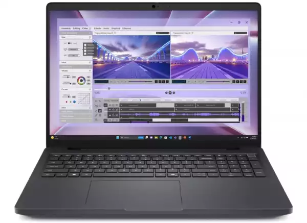 Лаптоп Dell Pro Max 16 MC16250, Intel Ultra 7 265H, vPro (13TOPS NPU, 16 cores, up to 5.30 GHz), 16", FHD+ (1920x1200), 300nits, 32GB: 2x16GB, DDR5, 5600 MT/s, 1TB SSD, NVIDIA RTX PRO 1000 8GB GDDR7, FHD + IR Cam and Mic, Wi-Fi 7, FPR, Backlit Kb, Win11 Pro