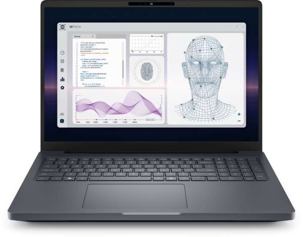 Лаптоп Dell Pro Max 16 Plus MB16250, Intel Ultra 7 265HX (13TOPS NPU, 20 cores, up to 5.30 GHz), 16.0" FHD+(1920x1200) VRR 120Hz, 500nits, 32GB: 2x16GB 6400 MTs DDR5, 1TB SSD, NVIDIA RTX PRO 1000 8GB GDDR7, 8MP HDR + IR Cam, and Mic, Wi-Fi 7, FPR, Backlit K Лаптоп Dell Pro Max 16 Plus MB16250, Intel Ultra 7 265HX (13TOPS NPU, 20 cores, up to 5.30 GHz), 16.0" FHD+(1920x1200) VRR 120Hz, 500nits, 32GB: 2x16GB 6400 MTs DDR5, 1TB SSD, NVIDIA RTX PRO 1000 8GB GDDR7, 8MP HDR + IR Cam, and Mic, Wi-Fi 7, FPR, Backlit K