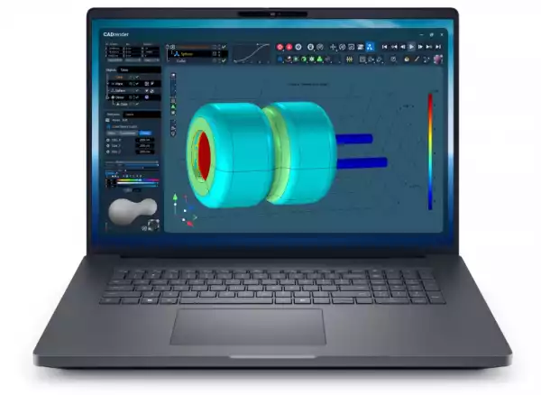 Лаптоп Dell Pro Max 18 Plus MB18250, Intel Ultra 9 285HX (13TOPS NPU, 24 cores, up to 5.50 GHz), 18.0" QHD+ (2560x1600) 500nits, 32GB: 2x16GB 6400 MTs DDR5, 1TB SSD, NVIDIA RTX PRO 3000 12GB GDDR7, 8MP HDR + IR Cam, and Mic, Wi-Fi 7, FPR, Backlit Kb, Win11