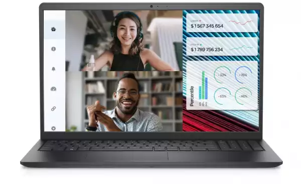 Лаптоп Dell Vostro 3520, Intel Core i3-1215U (10 MB Cache up to 4.40 GHz), 15.6" FHD (1920x1080) AG 120Hz WVA 250nits, 8GB, 1x8GB DDR4, 512GB PCIe M.2, UHD Graphics, HD Cam and Mic, 802.11ac, BG KB, Ubunto, 3Y PS+Microsoft Windows 11 Home 64Bit Eng Intl 1pk DSP