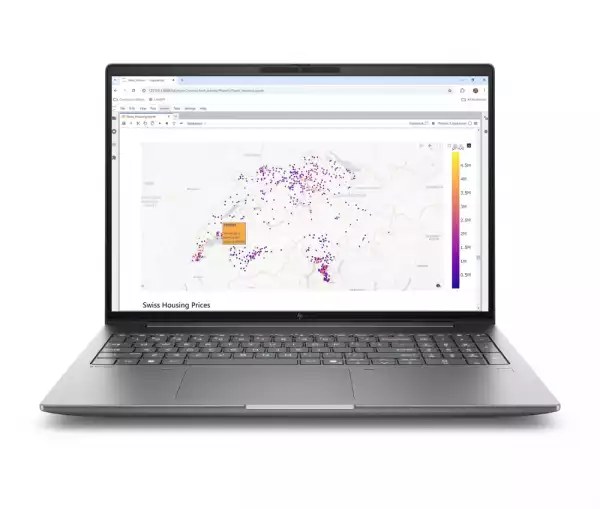 Лаптоп HP ZBook X G2i AI 16" Meteor Silver, Ultra 7 366H(up to 4.8Ghz/18MB/16C), 16" AG WQUXGA 120Hz DreamColor 500nits, 32GB 5600Mhz 1DIMM, 1TB PCIe SSD, WiFi7+BT6, FPR, SMR, NVIDIA RTX PRO 2000 Blackwell 8GB, Backlit Kbd, 6C Batt, Win 11 Pro, 3Y OnSite