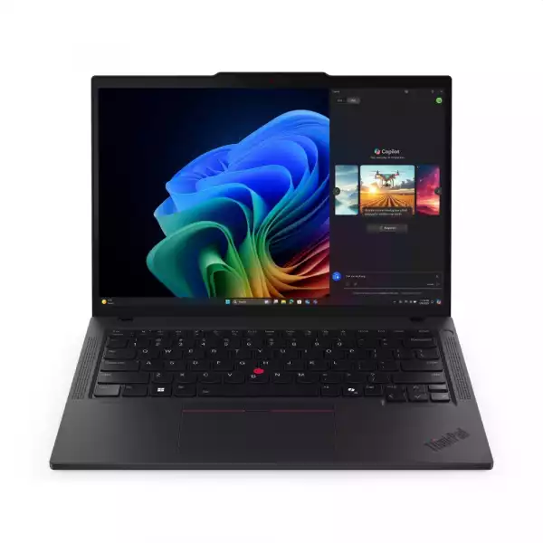 Лаптоп Lenovo ThinkPad T14 G6 Intel Core Ultra 5 225U, 12C (up to 4.8GHz, 12MB), 32GB DDR5-5600, 512GB SSD, 14" WUXGA (1920x1200) IPS AG, Intel Graphics, 5MP&IR Cam, Backlit KB, WLAN, BT, SCR, FPR, 4 cell, Win11Pro, 3Y Premier Лаптоп Lenovo ThinkPad T14 G6 Intel Core Ultra 5 225U, 12C (up to 4.8GHz, 12MB), 32GB DDR5-5600, 512GB SSD, 14" WUXGA (1920x1200) IPS AG, Intel Graphics, 5MP&IR Cam, Backlit KB, WLAN, BT, SCR, FPR, 4 cell, Win11Pro, 3Y Premier