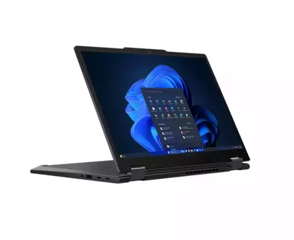 Лаптоп Lenovo ThinkPad X13 2-in-1 G5 IntelCore Ultra 7 155U (up to 4.8GHz, 12MB), 32GB LPDDR5x-6400, 1TB SSD, 13.3" WUXGA (1920x1200) IPS AG LP, Touch, Intel Graphics, 5MP&IR Cam, Backlit KB, WLAN, BT, 4cell, SCR, FPR, Win11Pro, 3Y Premier