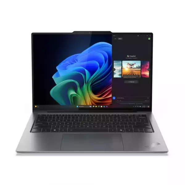 Лаптоп Lenovo ThinkPad X9-14 G1 Aura Intel Core Ultra 7 258V (up to 4.8GHz, 12MB), 32GB LPDDR5x-8533, 1TB SSD, 14" 2.8K (2880x1800) OLED AR, AS, Touch, Integrated Graphics, NPU up to 47 TOPS, Copilot, 8MP&IR Cam, WLAN, BT, 3 cell, FPR, Win11Pro, 3Y Premier