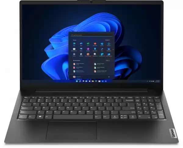 Лаптоп Lenovo V15 G4 AMD Ryzen 3 7320U (up to 4.1GHz, 4MB), 16GB LPDDR5 5500MHz, 512GB SSD, 15.6" FHD (1920x1080) TN AG, AMD Radeon 610M Graphics, WLAN, BT, HD 720p Cam, DOS, 3Y CCI