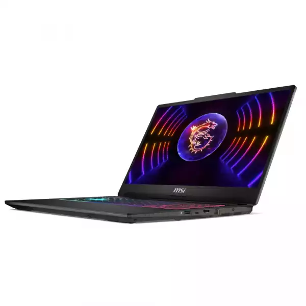Лаптоп MSI Cyborg 15 A13VEK, i7-13620H (10C/16T, up to 4.90GHz, 24 MB), GeForce RTX 4050 6GB GDDR6, 15.6" FHD (1920x1080), 144Hz, IPS-Level, 16GB DDR5 5200MHz, 512GB PCIe Gen4x4 SSD, WiFi 6E, BT 5.3, 4 Zone RGB Kbd, NO OS, 53.5Whr, 1.98kg Лаптоп MSI Cyborg 15 A13VEK, i7-13620H (10C/16T, up to 4.90GHz, 24 MB), GeForce RTX 4050 6GB GDDR6, 15.6" FHD (1920x1080), 144Hz, IPS-Level, 16GB DDR5 5200MHz, 512GB PCIe Gen4x4 SSD, WiFi 6E, BT 5.3, 4 Zone RGB Kbd, NO OS, 53.5Whr, 1.98kg