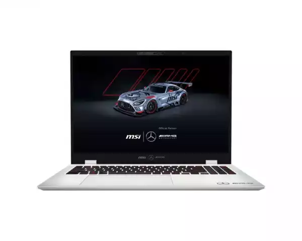 Лаптоп MSI Prestige 16 AI+ Mercedes AMG B2VMG, Intel Core Ultra 9 Processor 288V (8C/8T, 12MB up to 5.1 GHz, Peak TOPS 120), Intel Arc Graphics, 16" 16:10 UHD+ (3840x2400), OLED 100% DCI-P3, 32GB LPDDR5x, 1TB SSD Gen4x4, Wi-Fi 7 , Windows 11 Home, 1.5 kg