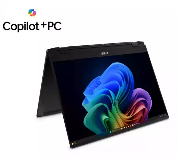 Лаптоп MSI Summit A16 AI+ A3HMTG, 16" QHD+(2560x1600) Touch, 165Hz, Ryzen AI 9 365 (10C/20T, 34MB, up to 5.0 GHz), 73 AI TOPS, AMD Radeon 880M, 32GB LPDDR5x-7500, 1TB PCIe GEN4x4 NVMe SSD, Wi-Fi 7, BT v5.4, Backlit KBD (White) Copilot, Windows 11 Pro, 2.1 kg