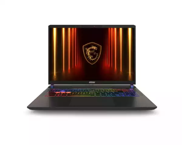 Лаптоп MSI Vector 16 HX AI A2XWHG, Intel Core Ultra 7 255HX (20C/20T, up to 5.2GHz, 30MB), NVIDIA GeForce RTX 5070 Ti 12GB GDDR7 992 AI TOPS, 16" QHD+(2560x1600), 240Hz, IPS-level, 16GB DDR5 6400, 1TB PCIe Gen4x4 SSD, Wi-Fi 6E, BT 5.4, 24 Zone RGB Kbd, NO OS, 2