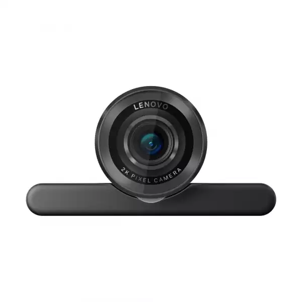 LENOVO QHD Webcam 2K Adjustable FOV90/78/65 Directional Microphone AutoFocus HDR AI Framing/Face USB-C/A 1.5m Detachable Cable