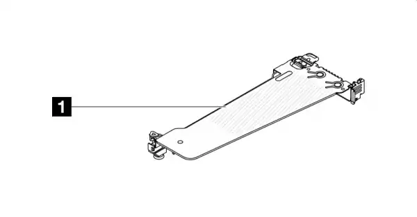 Lenovo ThinkSystem V3 1U x16 PCIe Gen5 Riser 2