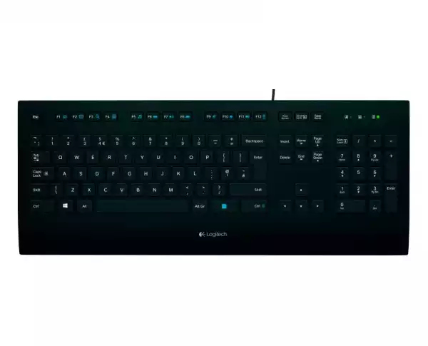 LOGITECH Corded Keyboard K280E - INTNL Business - US International layout