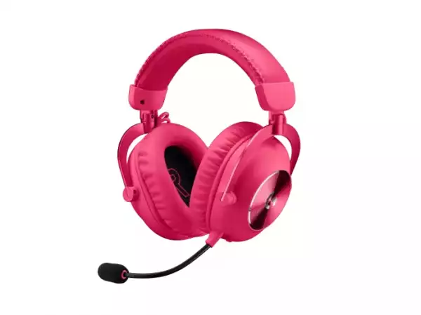 LOGITECH G PRO X2 LIGHTSPEED Wireless Gaming Headset - Blue Mic - MAGENTA