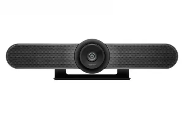 Logitech MeetUp Confererence Solution, Ultra HD 4K 30 fps, Up To 6 Seats, Super Wide 120°, Motorized PT, RightSight, RightLight, RightSound, 5x HD Zoom, Black
