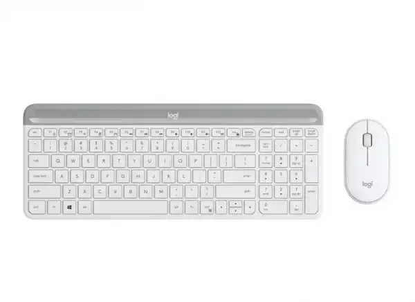 LOGITECH MK470 Slim Wireless Combo - OFF-WHITE - US INT'L