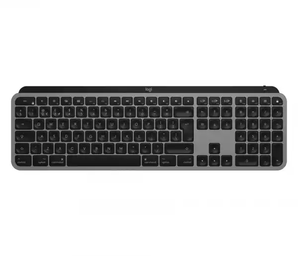 LOGITECH MX Keys for Mac Advanced Wireless Illuminated Keyboard - SPACE GREY - US INT'L - 2.4GHZ/BT - EMEA LOGITECH MX Keys for Mac Advanced Wireless Illuminated Keyboard - SPACE GREY - US INT'L - 2.4GHZ/BT - EMEA