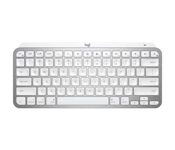 LOGITECH MX Keys Mini For MAC Bluetooth Illuminated Keyboard - PALE GREY - US INT'L