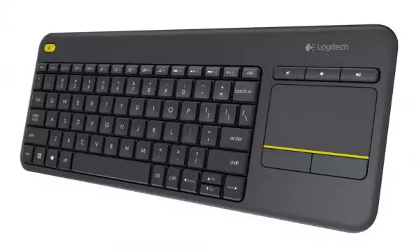 LOGITECH K400 Plus Wireless Touch Keyboard - BLACK - US INT'L