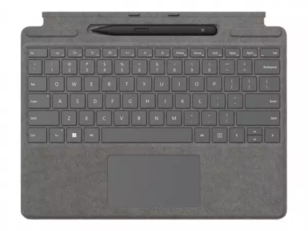 MICROSOFT Surface Pro 10/11 Typecover with Slim Pen COMM Platin English International