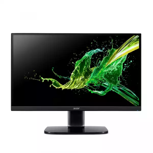 Монитор Acer KA242YGbip, 23.8" FHD (1920X1080) ZeroFrame IPS 120Hz, 16:9, 1ms (VRB) 250nits, 1xHDMI, 1xDP, Tilt, Vesa, DP.cable x1, Black