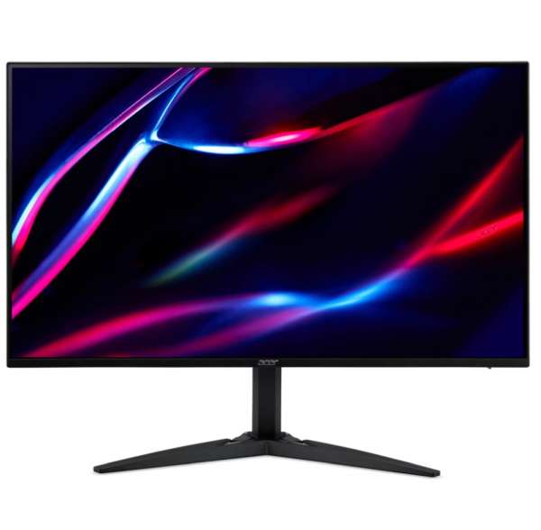 Монитор Acer Nitro KG243YS1bipx, 23.8" IPS, FHD (1920x1080), ZeroFrame, FreeSync, 180Hz, 1ms, 100M:1, 250 nits, HDR10, 1x HDMI 2.1, 1x DP 1.2, Audio Out, BlueLightShield, Tilt, VESA, Black