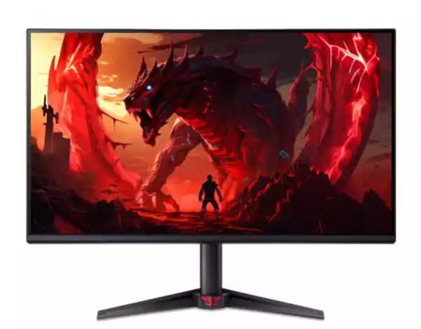 Монитор Acer Nitro VG250QF3bmiipx 24.5" FHD (1920X1080), IPS, 320Hz, 250nits, 100M:1, 1ms/0.5ms(GTG)//1ms(VRB), 99% sRGB, Free Sync Premium, 2xHDMI, DP, HDR10, Audio out,  BluelightShield, ZeroFrame, Speakers, Tilt, Vesa, Energy Class D, Black, 2Y