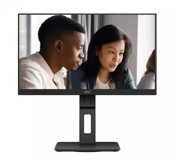 Монитор AOC 22E2UMF, 21.5" VA WLED, 1920x1080@@75Hz, 4ms GtG, 250cd m/2, 3000:1, 20M:1 DCR, Adaptive Sync, FlickerFree, Low Blue Light, 2Wx2, Tilt, Height Adjust, Pivot, Swivel, D-SUB, HDMI, DP, USB hub