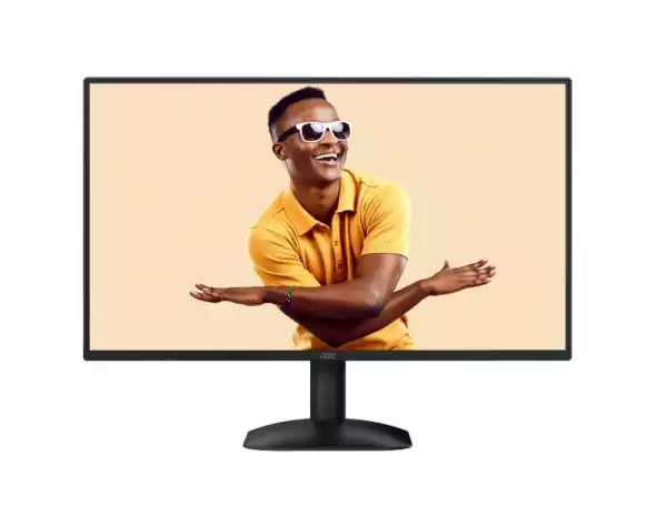 Монитор AOC 24B31H, 23.8" IPS WLED, 1920x1080@@120Hz, 4ms GtG, 1ms MPRT, 300cd m/2, 1500:1, 20M:1 DCR, Adaptive Sync, FlickerFree, Anti Blue Light, Tilt, D-SUB, HDMI