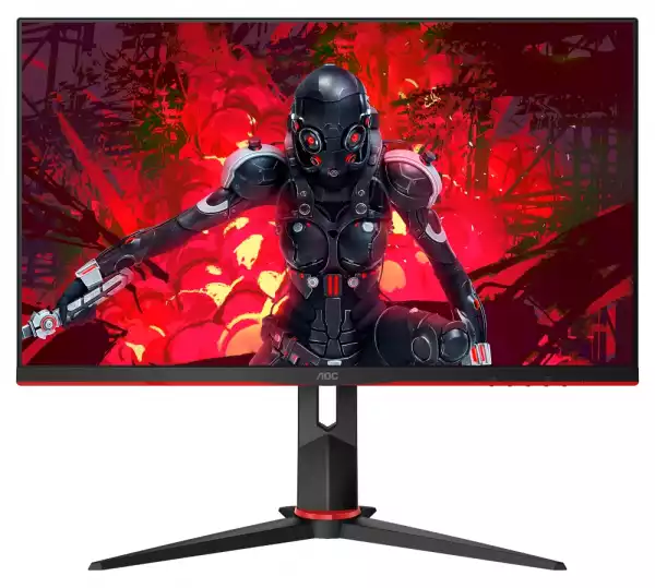 Монитор AOC 27G2U5/BK 27'' WLED Gaming, 75Hz, 1 ms, FreeSync, IPS Panel, 1920x1080, 250cd/m2, 1000:1, 2xHDMI, Displayport, 4xUSB 3.0, Speakers, Height adjustable, Pivot, Swivel, VESA