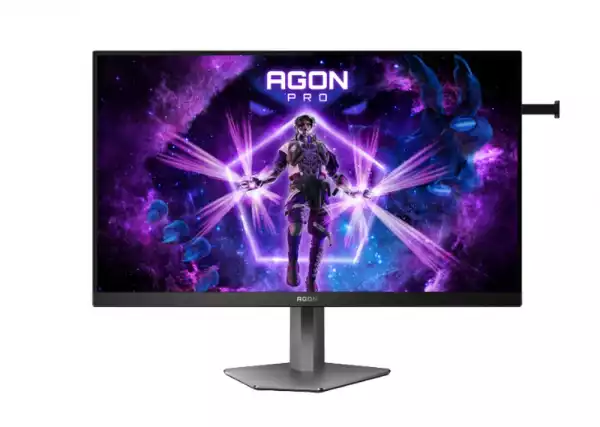 Монитор AOC AG276FK, 27" Fast IPS WLED, 1920x1080@@520Hz, 0.5ms GtG, 0.3ms MPRT, 400cd m/2, 1000:1, 80M:1 DCR, Adaptive Sync, FlickerFree, Low Blue Light, 5Wx 2, Tilt, Height Adjust, Pivot, Swivel, 2xHDMI, 2xDP, USB hub