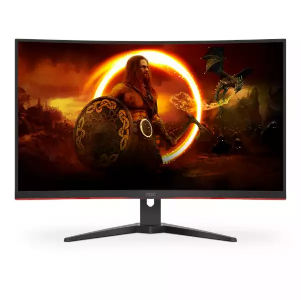 Монитор AOC C32G2ZE/BK, 31.5" Curved 1500R, VA, WLED, 1920x1080@@240Hz, 4ms GtG, 1ms MPRT, 300cd/m2, 4000:1, DCR 80M:1, FreeSync, FlickerFree, Low Blue Light, Tilt, 2xHDMI, DP Монитор AOC C32G2ZE/BK, 31.5" Curved 1500R, VA, WLED, 1920x1080@@240Hz, 4ms GtG, 1ms MPRT, 300cd/m2, 4000:1, DCR 80M:1, FreeSync, FlickerFree, Low Blue Light, Tilt, 2xHDMI, DP