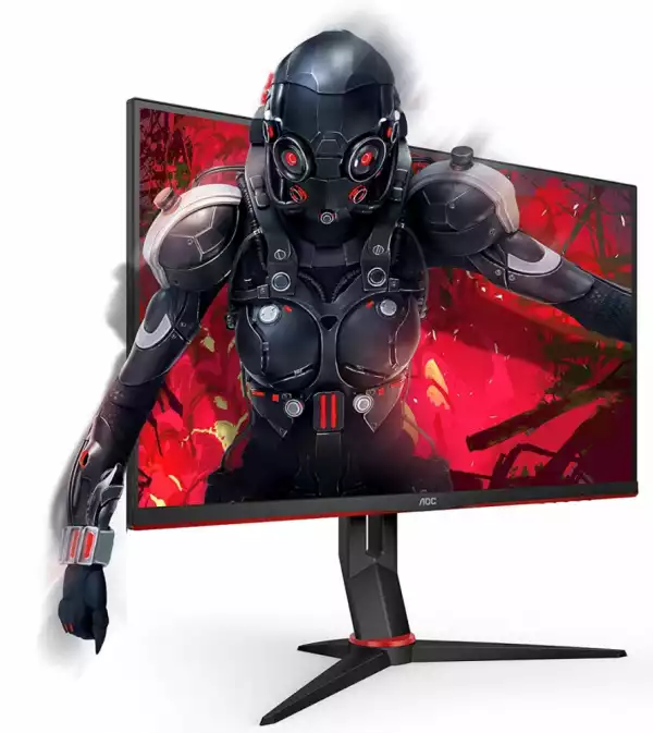 Монитор AOC LED 24G2U IPS Gaming (23.8“, 16:9, 1920x1080, IPS, 144Hz, 250 cd/m², 1000:1, 20M:1, 1 ms, 178/178°, VGA, 2xHDMI, DP, 4 x USB 3.0, Speakers, Tilt, Swivel, H. Adjust, VESA, Frameless) Black-Red, 3y