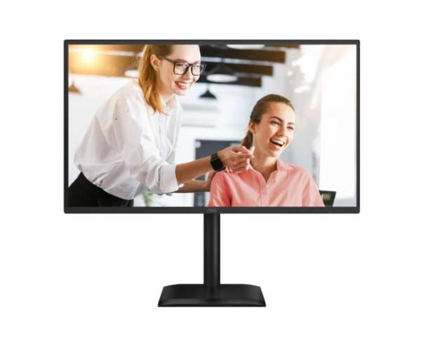 Монитор AOC Q27E4CV, 27" IPS WLED, 2560x1440@@120Hz, 4ms GtG, 1ms MPRT, 350cd m/2, 1500:1, 50M:1 DCR, Adaptive Sync, FlickerFree, Anti-Blue light, 2Wx2, Tilt, Height Adjust, Pivot, Swivel, HDMI, DP, USB hub, RJ45