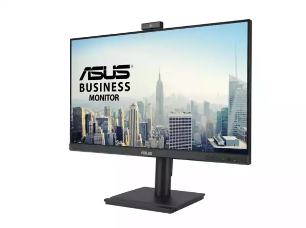 Монитор Asus BE279QFK Video Conferencing ,27", Full HD, IPS, 100Hz, Frameless, Full HD Webcam, Mic Array, Stereo Speakers, Height Adjustable, Ergonomic Design, HDMI, Eye Care, Low Blue Light, Flicker Free, Wall Mountable, Sustainability,Black