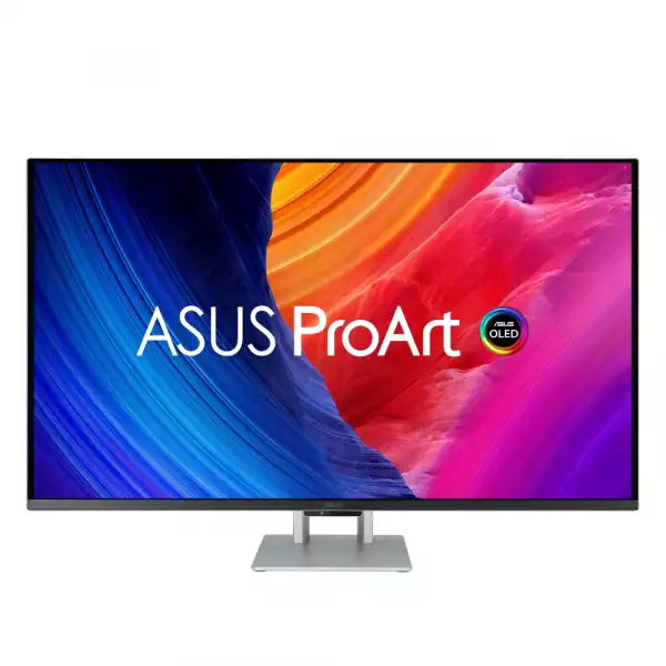 Монитор Asus ProArt Display OLED PA32UCDM Professional, 32 ", 4K UHD (3840 x 2160), QD-OLED, Ultra-slim, 240Hz, 0.1ms, Auto Calibration, HDR-10, HLG, Dolby Vision, 99% DCI-P3, DE< 1, Thunderboltї4 PD 96W, Calman Ready, ColourSpace Integration, Ergonomic