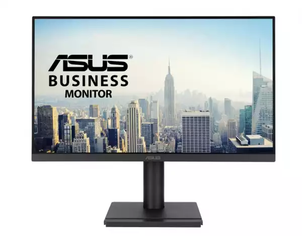 Монитор Asus VA279QGSE Business 27", IPS, Full HD, Frameless, 120Hz, Adaptive-Sync, 1ms MPRT, HDMI, DisplayPort, VGA, Low Blue Light, Flicker Free, Ergonomic Design, Wall Mountable, Black