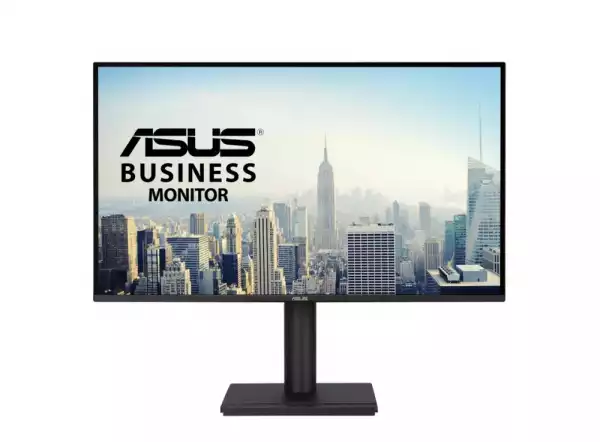 Монитор Asus VA27AQSE Business,27", IPS, QHD, 99% sRGB, Frameless, HDMI, DisplayPort, VGA, 1ms MPRT, Stereo Speakers, Low Blue Light, Flicker Free, Ergonomic Design, Black