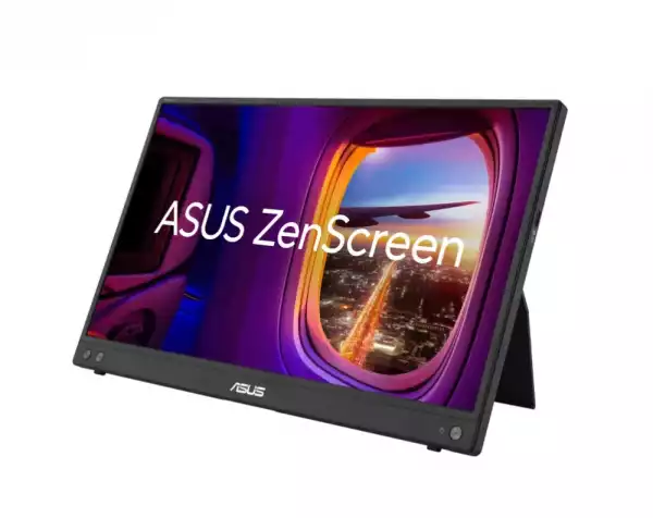 Монитор Asus ZenScreen MB16AHV Portable- 16 ", Full HD (1920x1080), IPS, 250cd/m2,HDMI, USB Type-C, Blue Light Filter, Anti-glare surface, Antibacterial treatment, Dark Gray