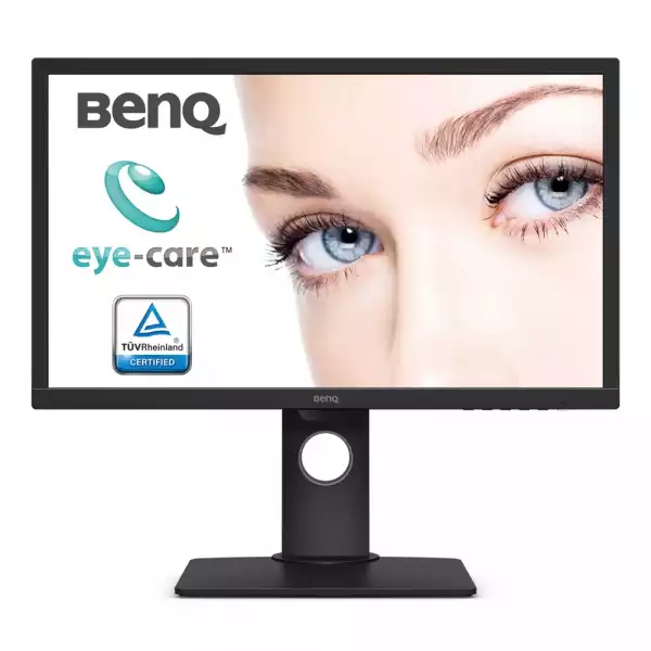 Монитор BenQ BL2483T, 24" TN, 1ms, 1920x1080 FHD, Business, 72% NTSC, ePaper mode, Eye Care, 72% NTSC, Flicker-free, B.I., LBL, Color Weakness, 1000:1, 12M: 1 DCR, 8 bits, 250cd/m2, HDMI, DVI, VGA,Ergonomic Design, Tilt, Swivel, Pivot, Height Adj., Black