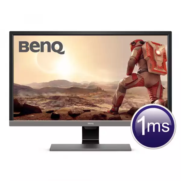 Монитор BenQ EL2870UE, 27.9", TN, 1ms, HDR with B.I.+, 3840x2160, 4K Gaming, 72% NTSC, FreeSync, LBL, Flicker-free, Smart focus, Super Resolution, 1000:1, DCR 12M:1, 10 bit, 300 cd/m2, HDMI x2, DP, Speakers, Tilt, Metallic Grey