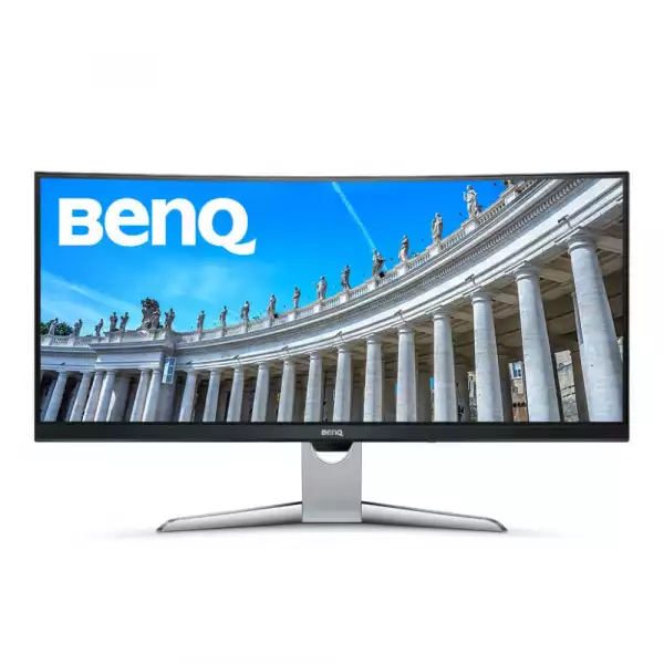 Монитор BenQ EX3501R, 35" VA, 100Hz, 4ms, 3440x1440, 21:9, 100% sRGB, Freesync, 1800R Curve, Flicker-free, LBL, B.I.+, 2500:1, DCR 20M:1, 8 bit, 300 cd/m2, USB Type-C, HDMI x2, DP, USB hub, Height Adj., Tilt, Gray