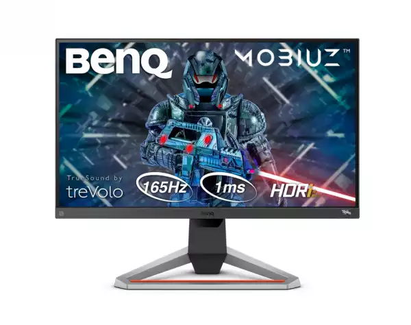 Монитор BenQ MOBIUZ EX2510S, 24.5", IPS, HDRi, 165Hz, 1ms, 1920x1080 FHD, FreeSync Premium,PS5/XboX Series X comp.99% sRGB, HDR10, B.I.+, Light Tuner, Black eQualizer, Color Vibrance, Quick OSD, treVolo Sp.2.5Wx2, 1000:1, 400 cd/m2, 2xHDMI, DP, Height Adj