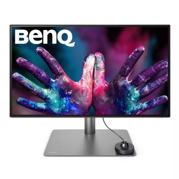 Монитор BenQ PD2725U 27" IPS LED 5ms 3840x2160 4K UHD, DesignVue Thunderbolt Mon, AQCOL., 100% sRGB, HDR400, B.I., LBL,KVM Sw, ICCsync, CAD/CAM, DualView, Contr.1200:1, 400 cd/m2, 2xHDMI, DP, Thb 3(PD65W, DP alt), USB3.1 Hub, Sp.2x2.5W, HAdj., Swivel, Tilt, Gray